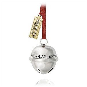 2015 Polar Express Santa's Sleigh Bell Hallmark Keepsake Ornament QXI2297