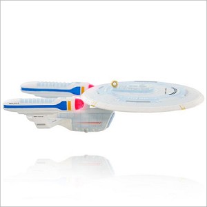 2015 Star Trek USS Enterprise NCC 1701 C *Magic Hallmark Keepsake Ornament QXI2499