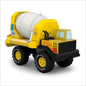 2015 Tonka Mighty Cement Mixer Ornament Hallmark Keepsake Ornament QXI2649