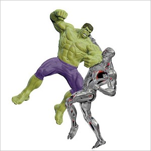 2015 Avengers The Hulk vs Ultron Hallmark Keepsake Ornament QXI2669