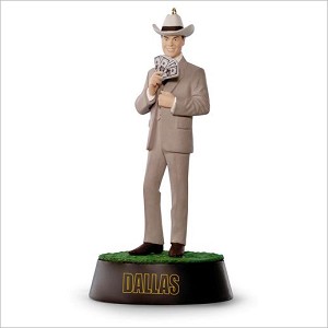 2016 Dallas JR Ewing *Magic Hallmark Keepsake Ornament QXI3094