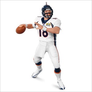 2016 Football Legends Complement Peyton Manning Denver Broncos Hallmark Keepsake Ornament QXI3684