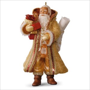 2016 Father Christmas 13th African-American Hallmark Keepsake Ornament qsm7794