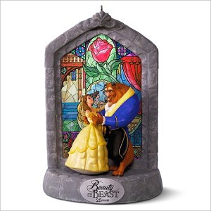 2016 Beauty and the Beast 25th Anniversary *Magic Hallmark Keepsake Ornament qxd6084