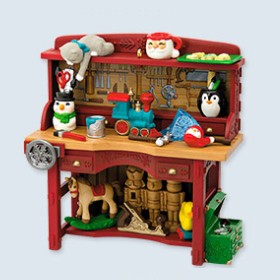 2017 Santa's Workbench *Club Hallmark Keepsake Ornament 2017ClubSantaWorkbench