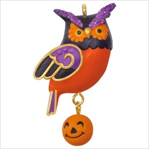 2017 Wee Little Owl *Halloween Miniature Hallmark Keepsake Ornament QFO5262