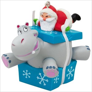 2017 I Want a Hippopotamus for Christmas *Magic Hallmark Keepsake Ornament QGO1045