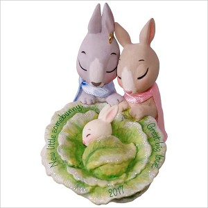 2017 Little Somebunny New Parents Hallmark Keepsake Ornament QGO1275