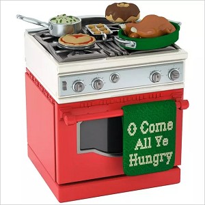 2017 O Come All Ye Hungry Stove Hallmark Keepsake Ornament QGO1782
