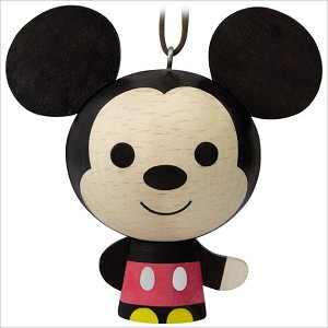 2017 Mickey Mouse *Wood Ornament Hallmark Keepsake Ornament QKK3543