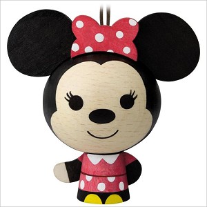 2017 Minnie Mouse *Wood Ornament Hallmark Keepsake Ornament QKK3546