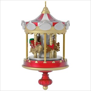 2017 Christmas Carousel 1st *Miniature Hallmark Keepsake Ornament QXM8565