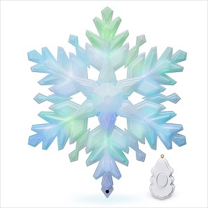2018 Stunning Snowflake Tree Topper *Magic Hallmark Keepsake Ornament QFM1246
