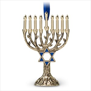 2018 Feast of Dedication Menorah Hallmark Keepsake Ornament QGO1953