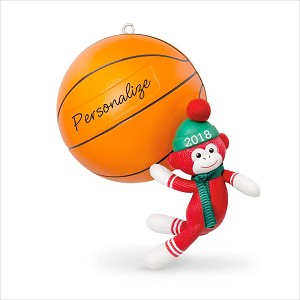 2018 Sock Monkey Basketball Star Hallmark Keepsake Ornament QGO1983