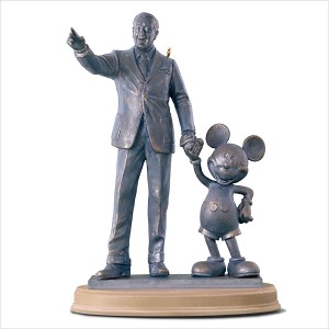 2018 Disney Partners Mickey Mouse and Walt Hallmark Keepsake Ornament QXD6426