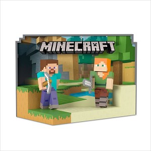 2018 Minecraft Steve and Alex Hallmark Keepsake Ornament QXI2893