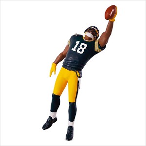2018 Football Legends Complement Green Bay Packers Randall Cobb Hallmark Keepsake Ornament QXI3383