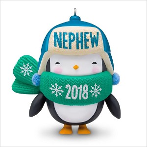 2018 Nephew Penguin Hallmark Keepsake Ornament QGO1836