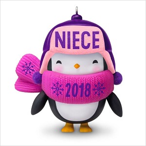 2018 Niece Penguin Hallmark Keepsake Ornament QGO1843