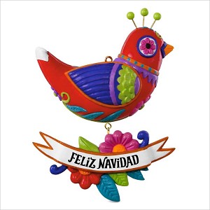 2018 Feliz Navidad Bird *Magic Hallmark Keepsake Ornament QGO2033
