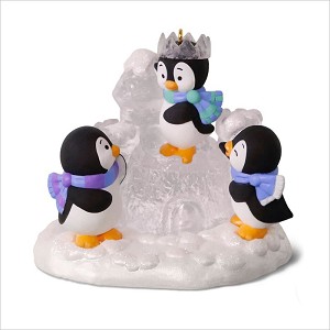 2018 Ice Castle Antics Penguins Hallmark Keepsake Ornament QGO2086
