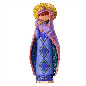 2018 La Virgen y el Nino Jesus Hallmark Keepsake Ornament QSM7803
