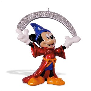 2018 Premium Mickey The Sorcerer's Apprentice Metal With Gems Hallmark Keepsake Ornament QXD6346