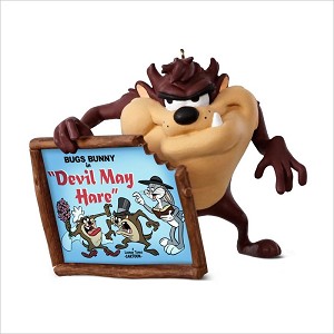 2018 Looney Tunes Taz Devil May Hare Hallmark Keepsake Ornament QXI2963