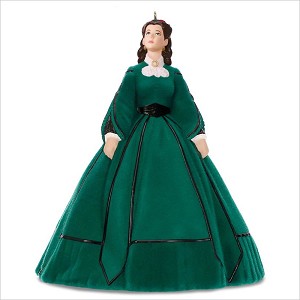 2018 Gone With the Wind Scarlett's Christmas Dress Hallmark Keepsake Ornament QXI2976