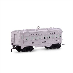 2018 Lionel Trains 23rd 2436 Summit Observation Car Hallmark Keepsake Ornament QXI3193