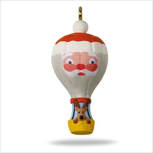 2018 Up and Away Hot Air Balloon *Miniature Hallmark Keepsake Ornament QXM8206