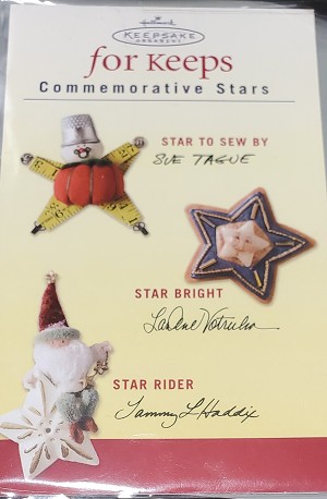 2002 For Keeps Commemorative Star - Star Bright Hallmark Keepsake Ornament 15241