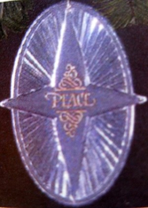 1983 Holiday Highlights: Star of Peace Hallmark Keepsake Ornament QX3047D