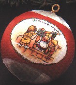 1981 Joan Walsh Anglund Ball Hallmark Keepsake Ornament QX8042