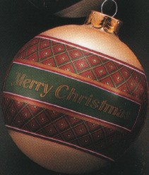 1981 Merry Christmas Ball Hallmark Keepsake Ornament QX8142