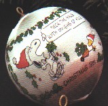 1981 Peanuts Ball Hallmark Keepsake Ornament QX8035