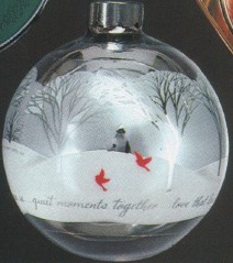 1982 First Christmas Together Ball (SDB) Hallmark Keepsake Ornament QX2113-2