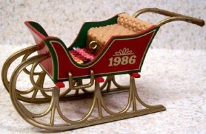1986 Country Sleigh  Hallmark Keepsake Ornament QX5113