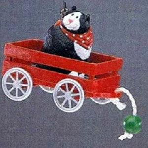 1989 Country Cat Hallmark Keepsake Ornament QX4672