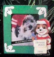 1995 Special Dog Photo Holder  Hallmark Keepsake Ornament QX5719