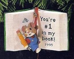 1995 Number One Teacher Hallmark Keepsake Ornament QX5949