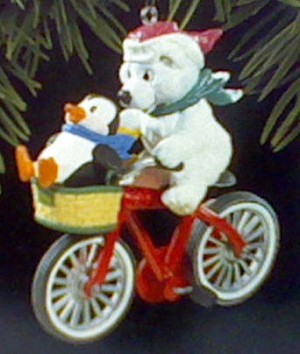 1996 Polar Cycle Hallmark Keepsake Ornament QX6034