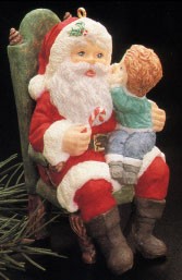 1991 Secrets For Santa *Club Hallmark Keepsake Ornament QXC4797