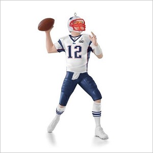 2015 Football Legends Complement Tom Brady New England Patriots Repaint Hallmark Keepsake Ornament QXI2977