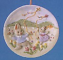 1995 Collector's Plate 2nd Catching the Breeze Spring/Easter Hallmark Ornament at Ornament Mall