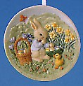 1996 Collector's Plate 3rd Keeping a Secret Spring/Easter Hallmark Ornament at Ornament Mall