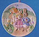 1997 Collector's Plate 4th & Final Sunny Sunday Best Spring/Easter Hallmark Ornament at Ornament Mall