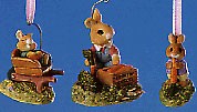 1997 Tender Touches Bumper Crop set/3 Spring/Easter Hallmark Ornament at Ornament Mall