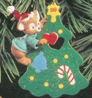 1999 Adding the Best Part Hallmark Keepsake Ornament QX6569